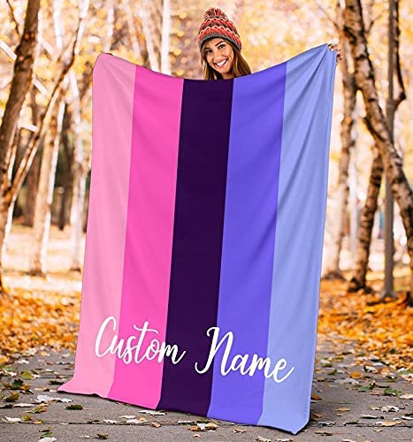 Personalized Omnisexual Blanket Omnisexual Flag Blanket Gift For Lgbt Couple Gifts Lgbt Pride Month Blanket