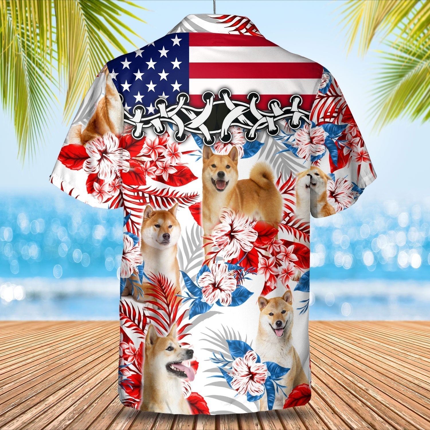 Shiba Inu Hawaiian Shirt - Gift for Summer/ Summer aloha shirt/ Hawaiian shirt for Men and women