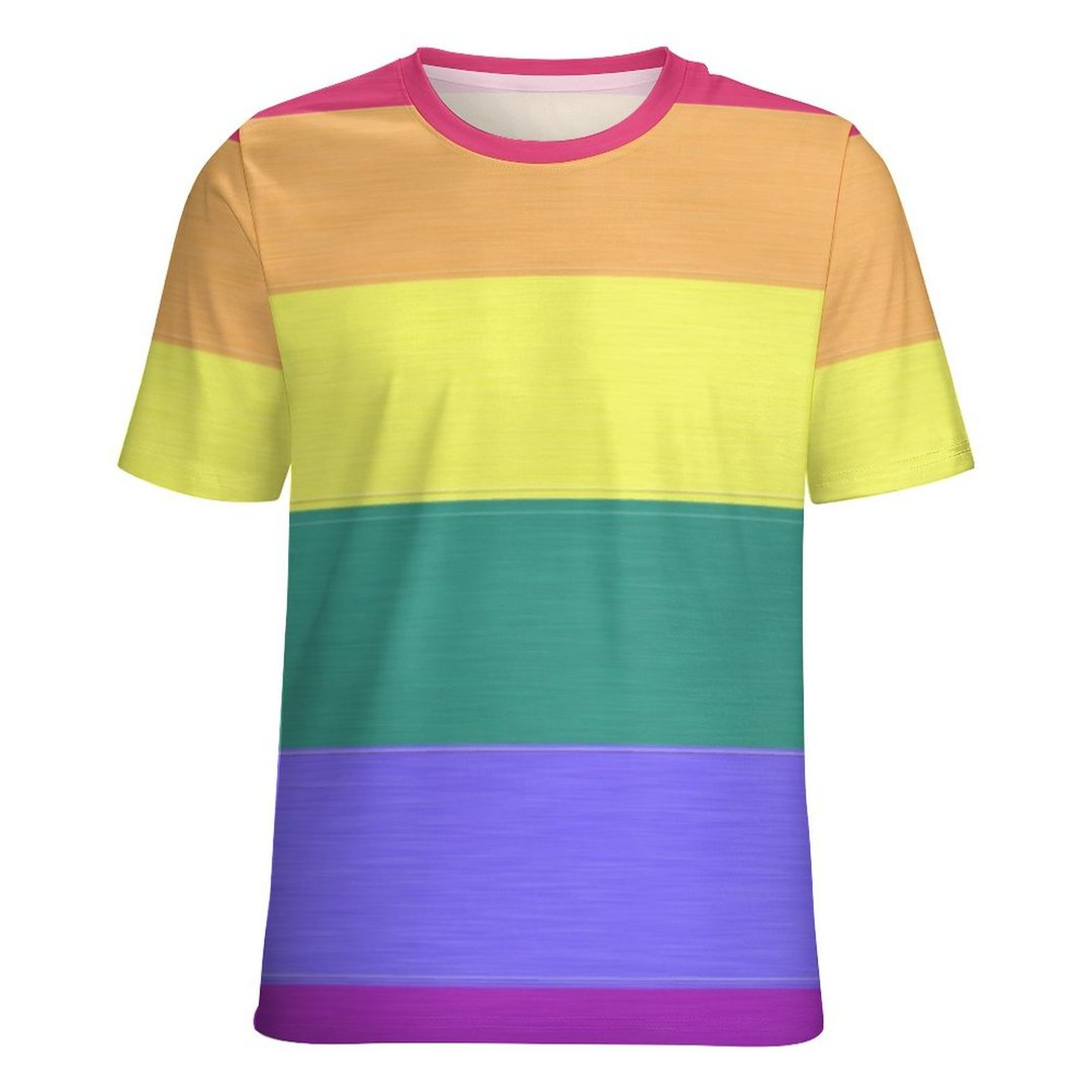 Pride Rainbow 3D Shirts For Lesbian/ Gaymer Rainbow T Shirt 3D/  Lgbtq Pride Month 3D Shirt