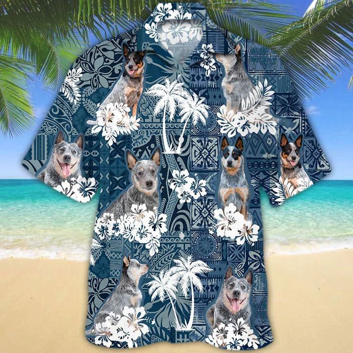 Blue Heeler Hawaiian Shirt For Men And Women/ Animal Hawaii Shirts/ Gift To Pet Lovers