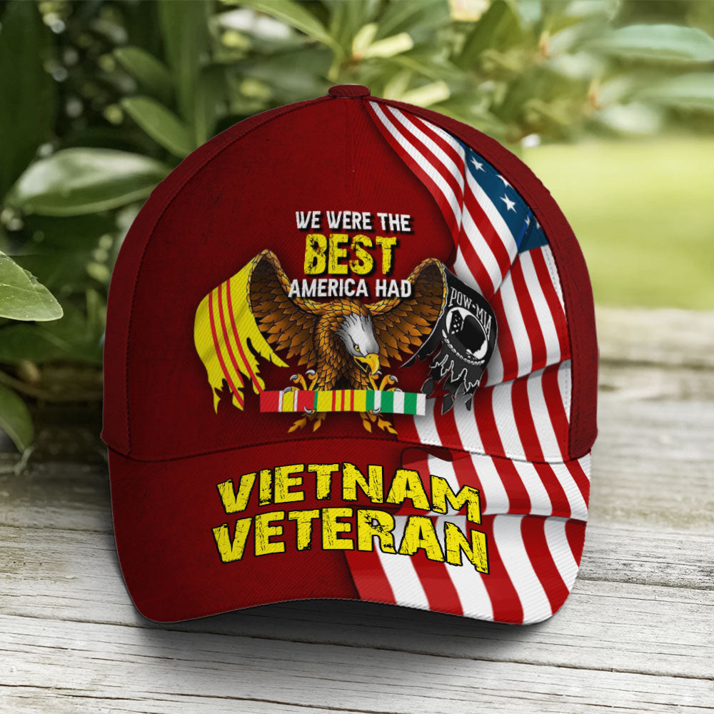 Vietnam Veteran Eagle Baseball Cap Coolspod