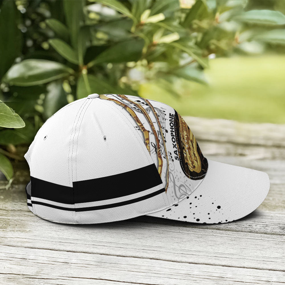 Baseball Cap For Saxophone Lovers Two-tone Pattern Coolspod