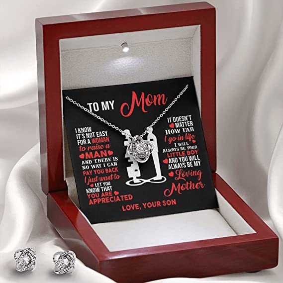 Gifts for Mom From Son/ To My Mom Little Boy Pendant Jewelry/ Mothers Day Christmas Gift for Mom. Necklace for Mom