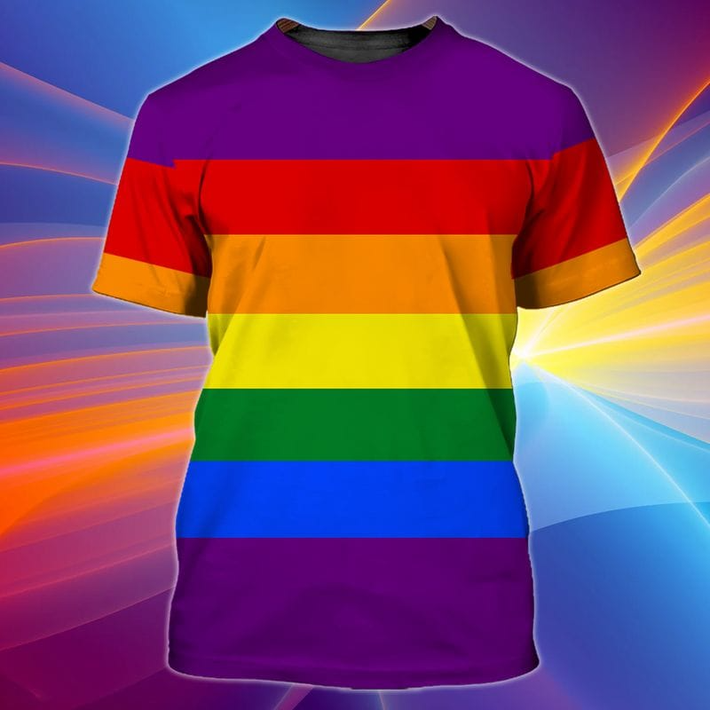 Full Print Lgbt Shirt/ Transgender T Shirt/ Pride Month Demon Shirt/ Lgbtq Ally Shirts