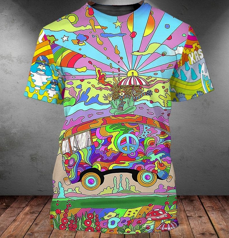 Hippie Mom 3D Tshirt/ Hippie Life Shirts/ Gift For Hippie/ Hippie Lovers Gifts
