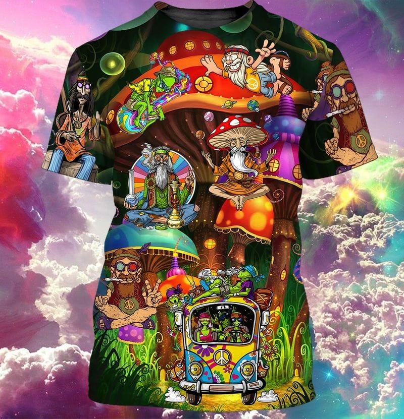 3D Full Printed Hippie Shirt/ It''s A Hippie Thing You Wouldn''t Understand/ Old Man Hippie Shirts