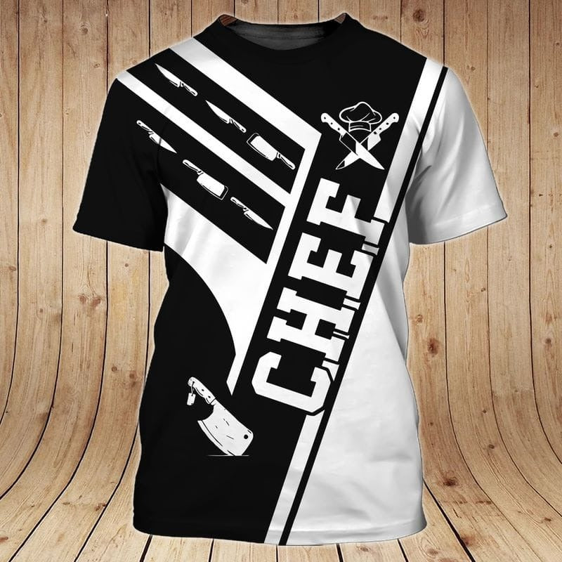 Chef Uniform 3D Shirt For Men Women/ Cooking Lover Gifts