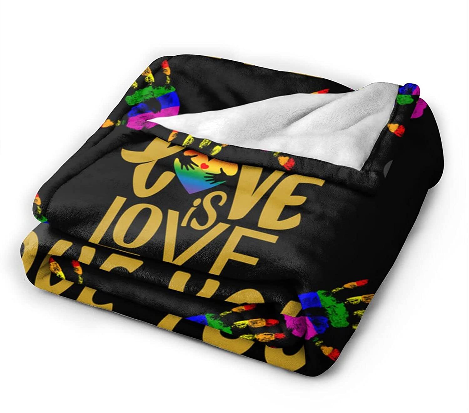 Lgbt Gay Pride Fleece Throw Blankets Soft Plush Blanket For Bed Couch/ Blanket For Gay/ Lesbian Blanket