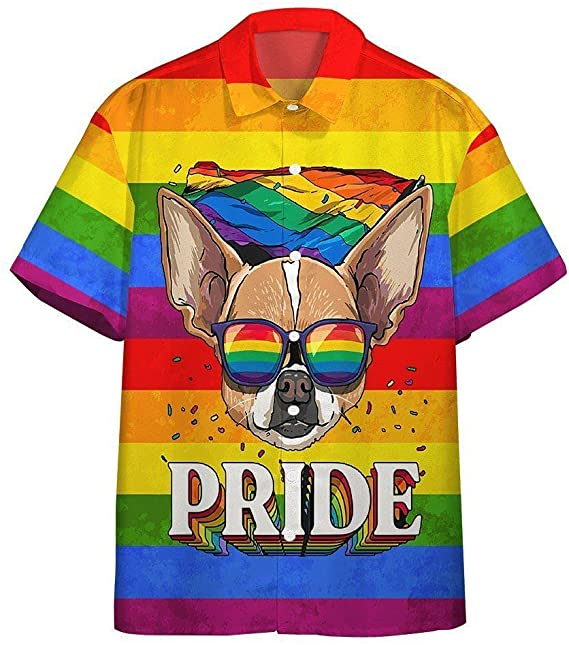 Pride 3D All Over Printed Hawaiian Shirt/ Lgbt Hawaiian Pocket Shirt Unisex Full Print For Tropical Summer
