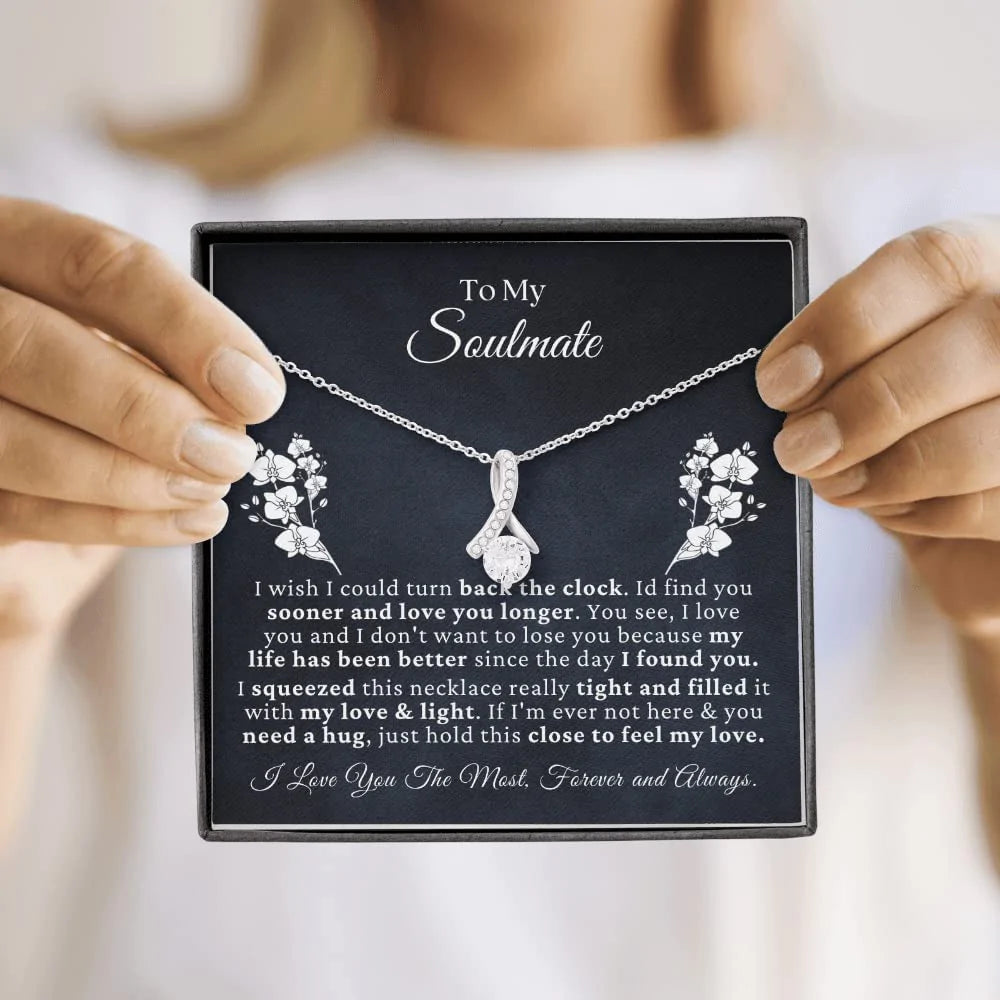 To My Beautiful Soulmate Necklace for her Jewelry For Her/ Couples Gifts/ Gifts For My Wife Girlfriend
