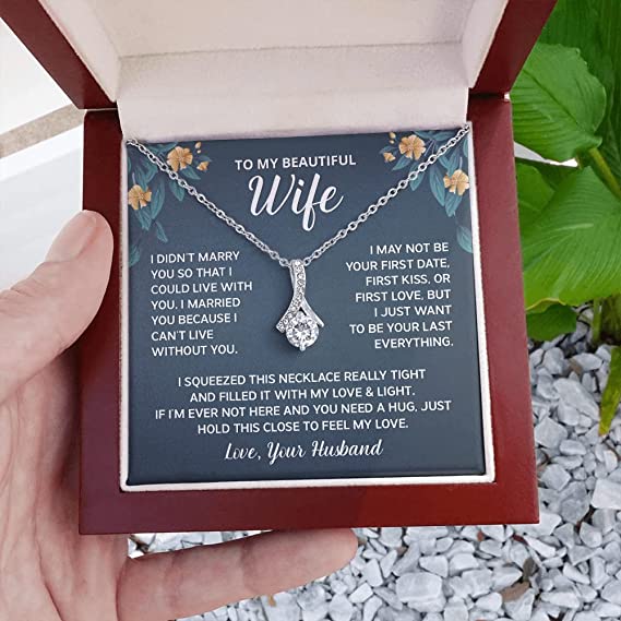 Wife Necklace Gifts From Husband/ Valentine