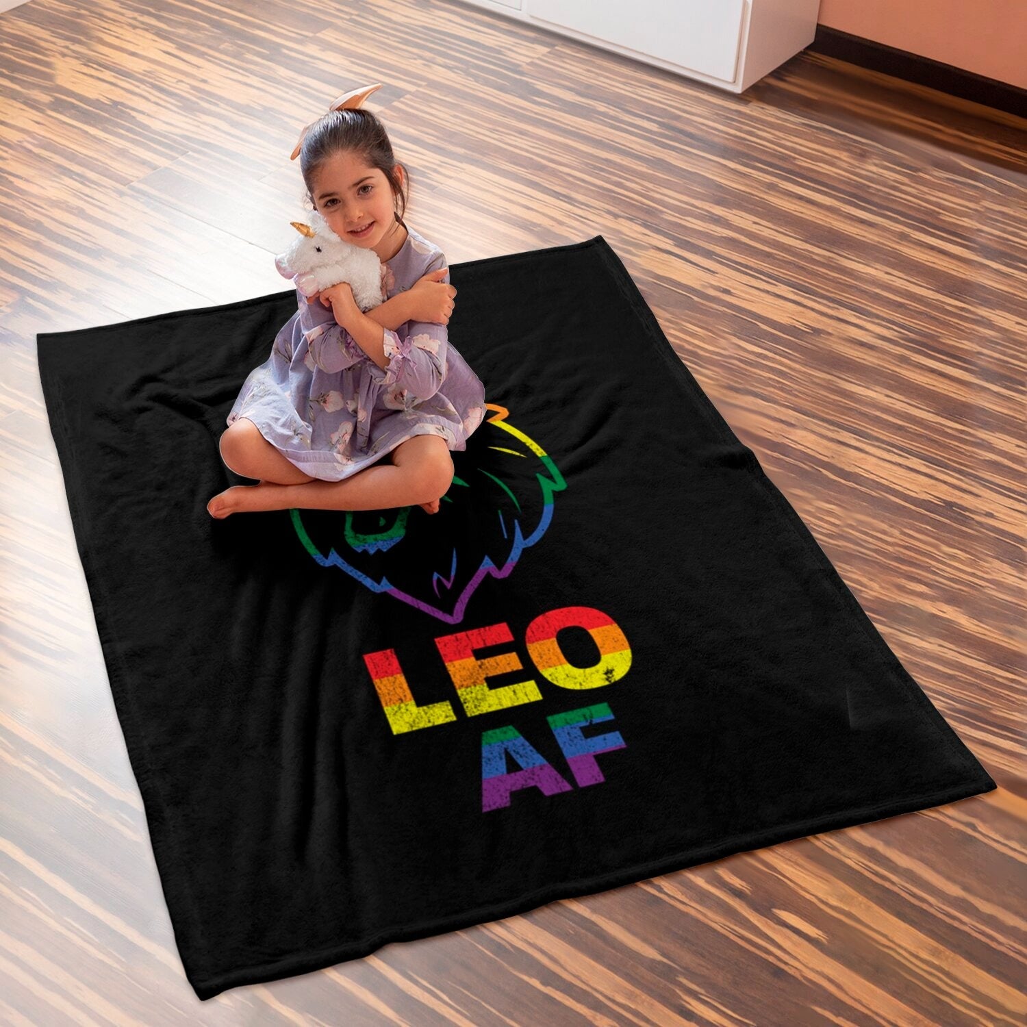 Leo Af Lion Lgbt Baby Blanket/ Pride Lion Blankets For Gay Man/ Lesbian Lion Pride Blanket/ Gift To Gaymer