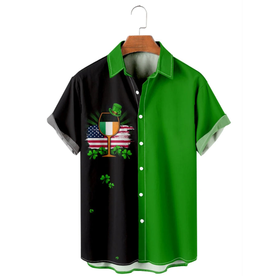 Peace love Samrock Hawaiian Shirt/ St. Patrick