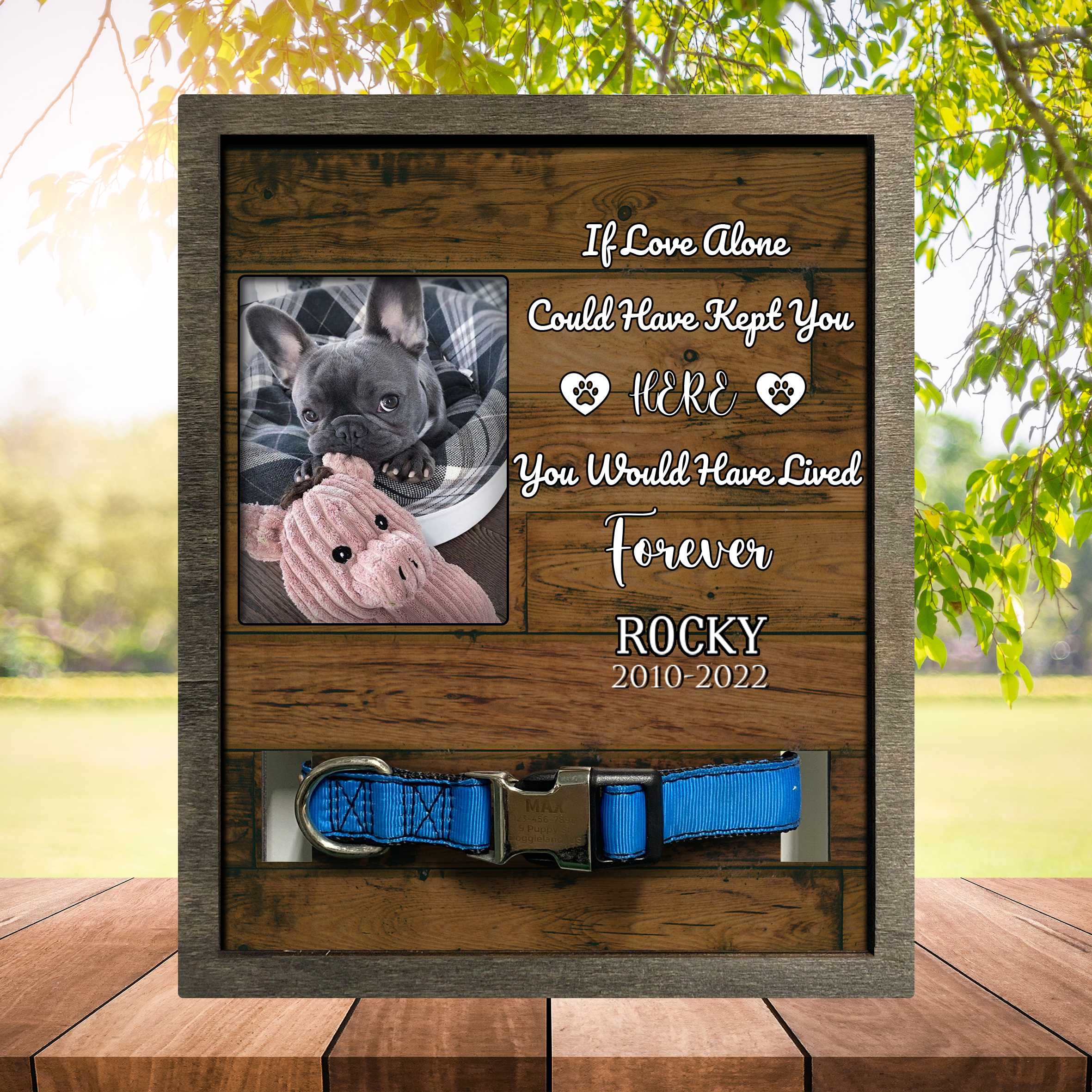 French Bulldog Memorial/ Dog Frames For Pictures Memorial/ Bereavement Gifts For Loss Of Dog