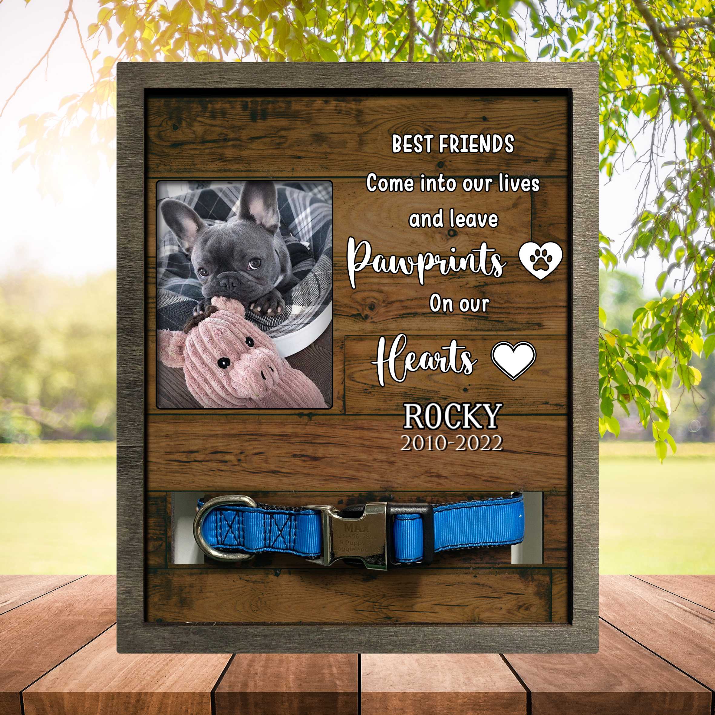 French Bulldog Memorial/ Dog Frames For Pictures Memorial/ Bereavement Gifts For Loss Of Dog
