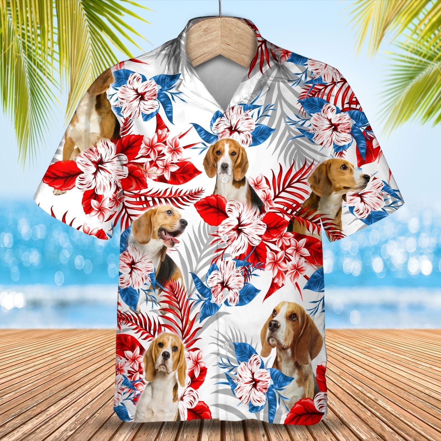 Beagle Hawaiian Shirt Gift To My Husband Dog Lovers/ Dog Hawaiian Shirts
