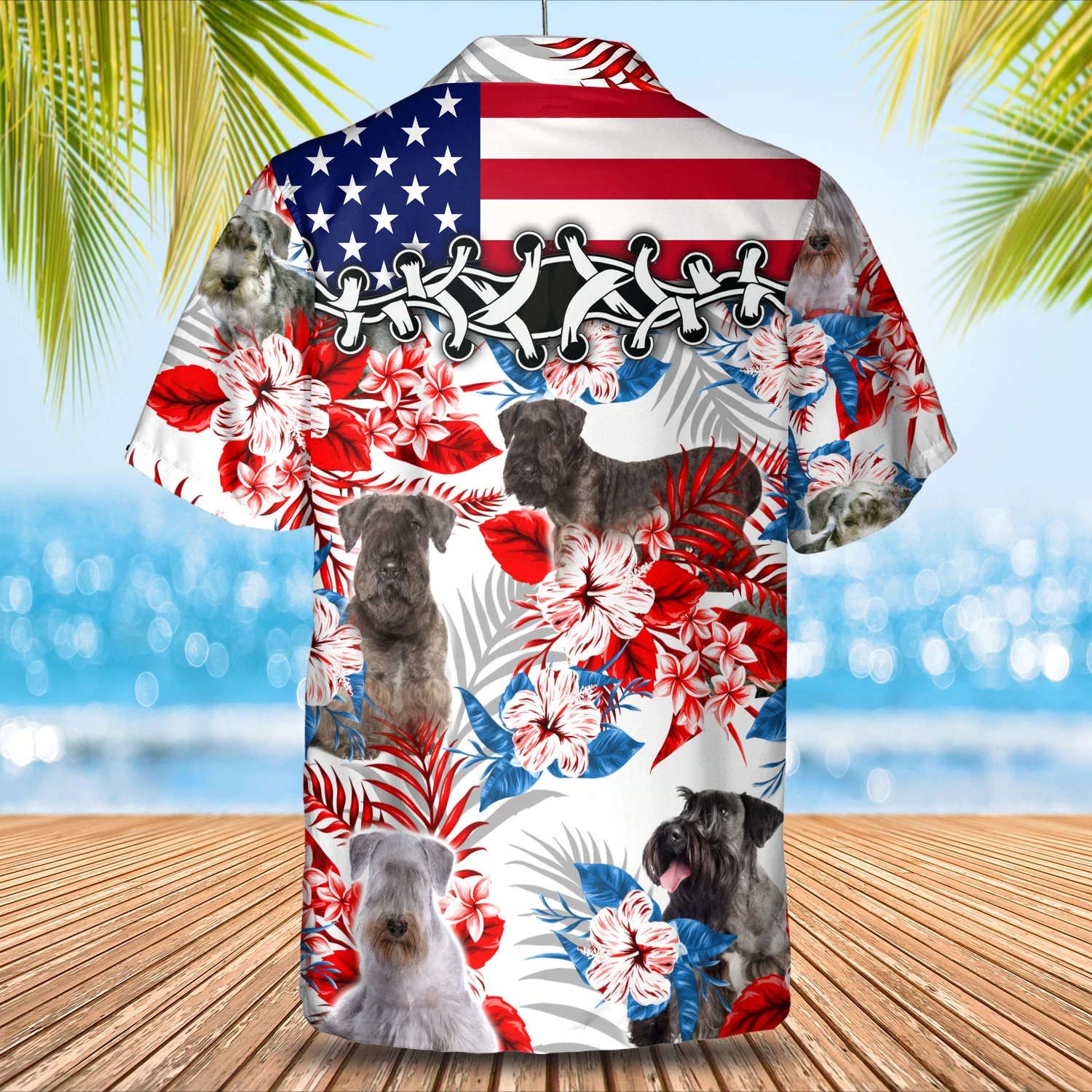 Cesky Terrier Hawaiian Shirt -  Gift for Summer/ Summer aloha shirt/ Hawaiian shirt for Men and women