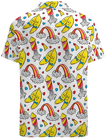 Banana Hawaiian Shirt/ Pride Month Rainbow Lgbt Print Summer Hawaiian Shirts Beach Shirts Gift