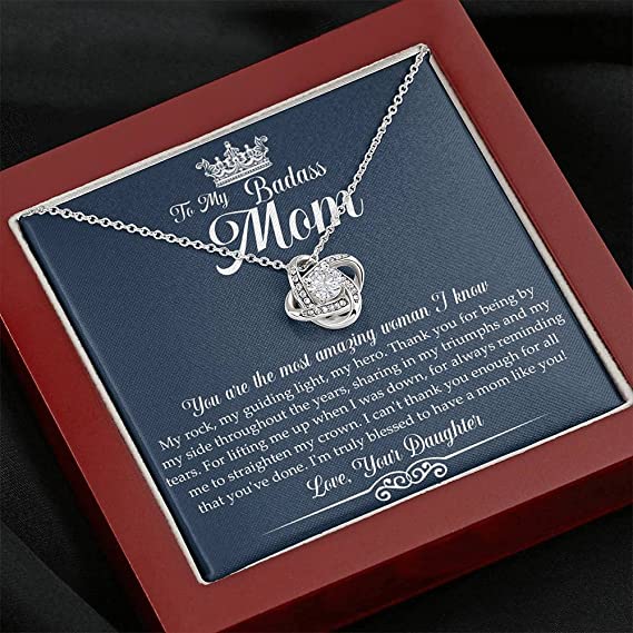 To My Badass Mom Necklace - Mother
