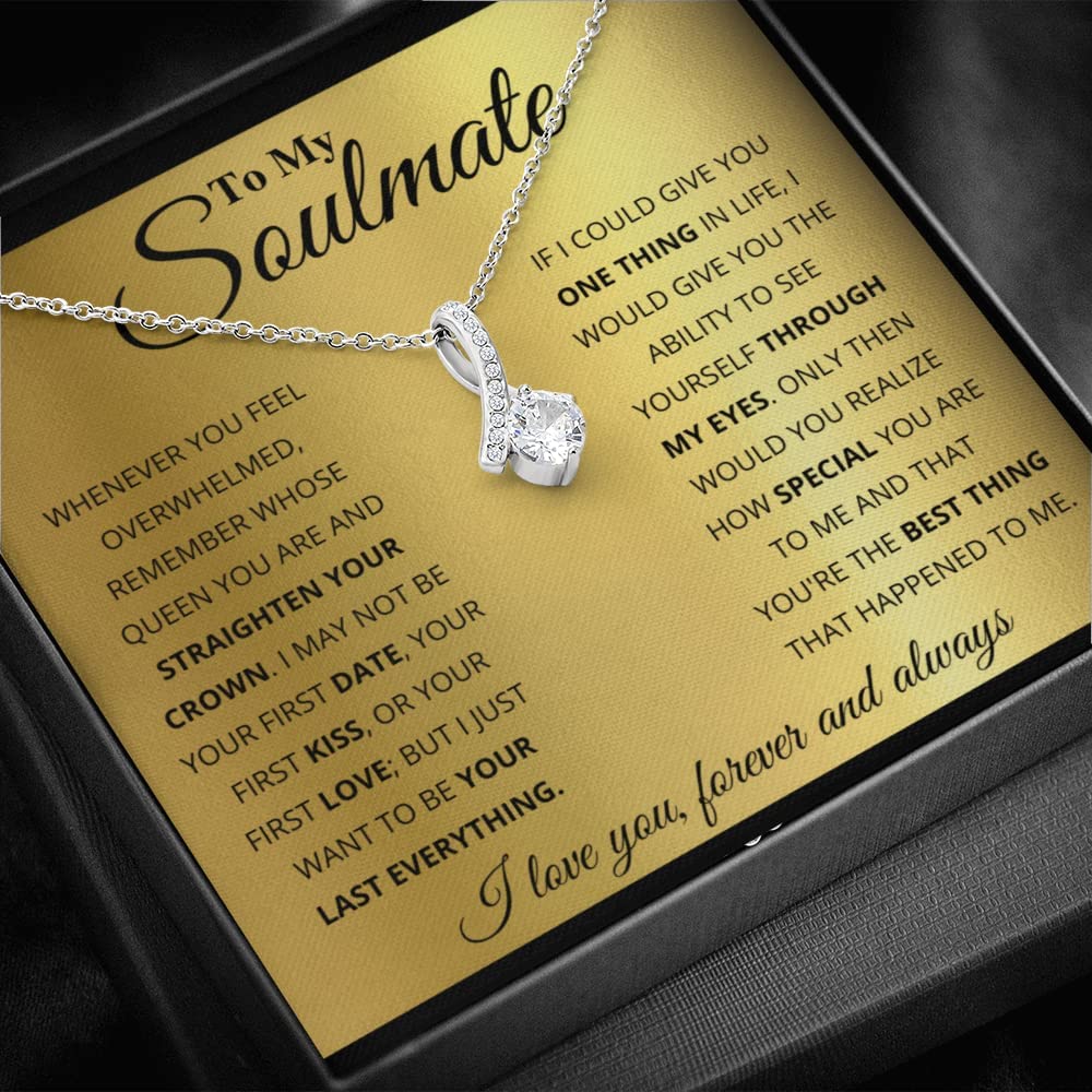 Gifts For Wife Romantic/ To My Smoking Hot Wife Necklace/ Necklace For Wife From Husband alluring beauty necklace