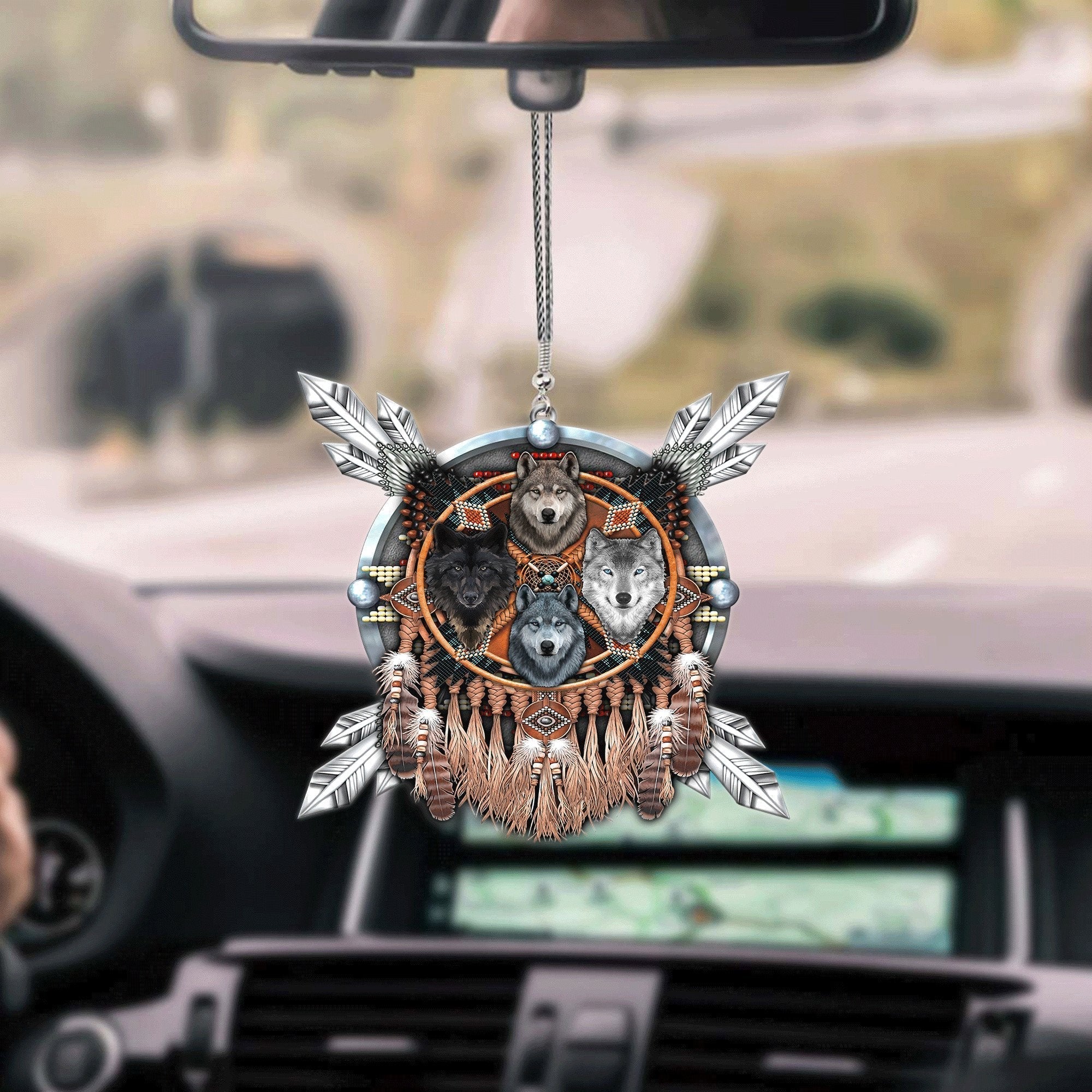 Native American For Car Hanging Ornament