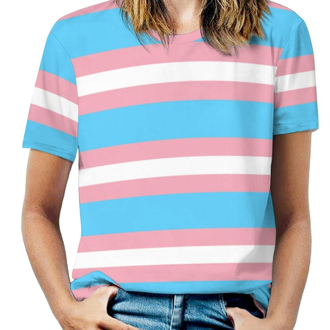 Trans Pride 3D T Shirt/ Transgender Clothing/ Gift For Transgender Teenager