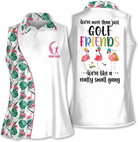 Personalized Golf Shirts for Women Sleeveless with Collar/ Funny Golf Shirts for Women/ Funny Golf Outfits for Women