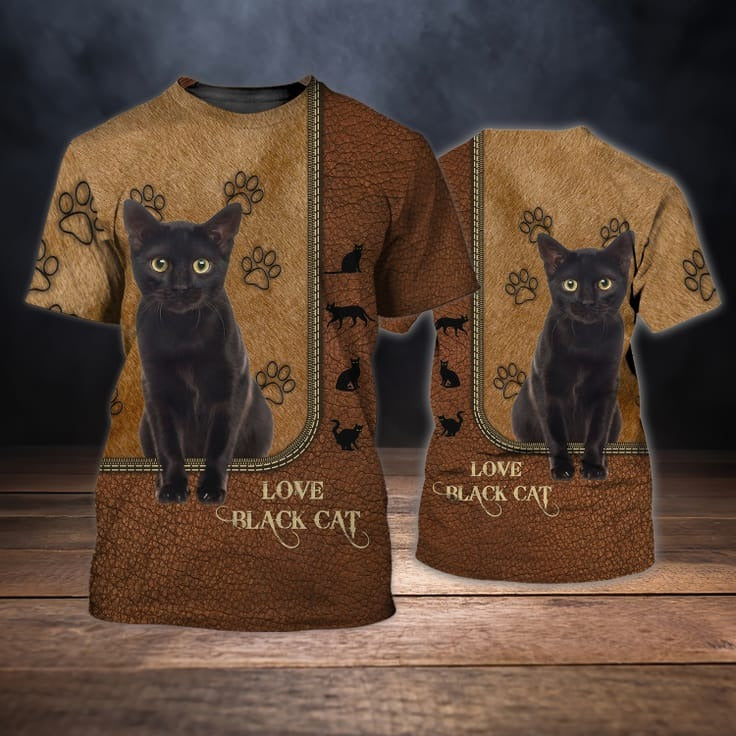 3D Full Printed Cat On Tshirt/ Cat Shirt/ Shirt For Cat Lovers