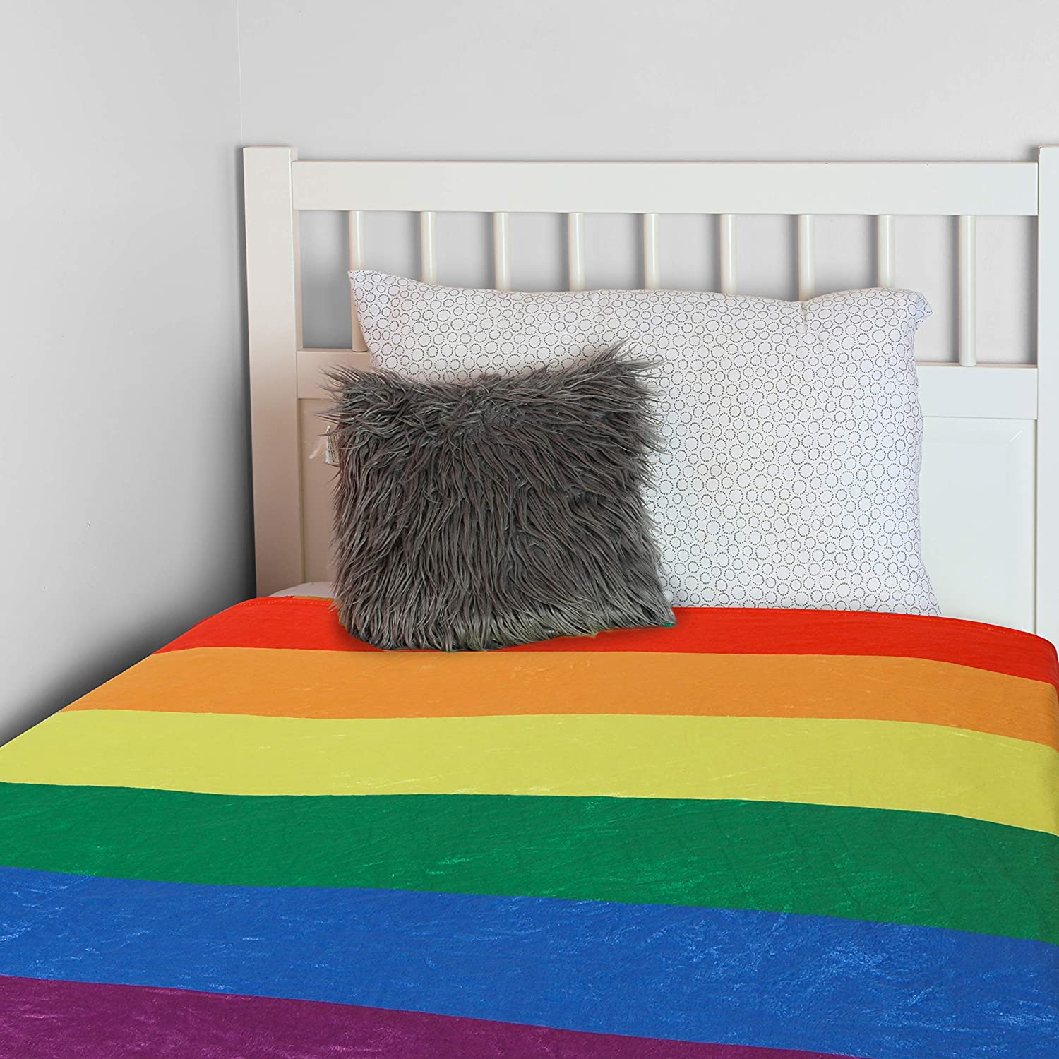 Pride Throw Blanket/ Lgbt Rainbow Pride Blanket Warm And Cozy Throw For Bed/ Gay Pride Accessories
