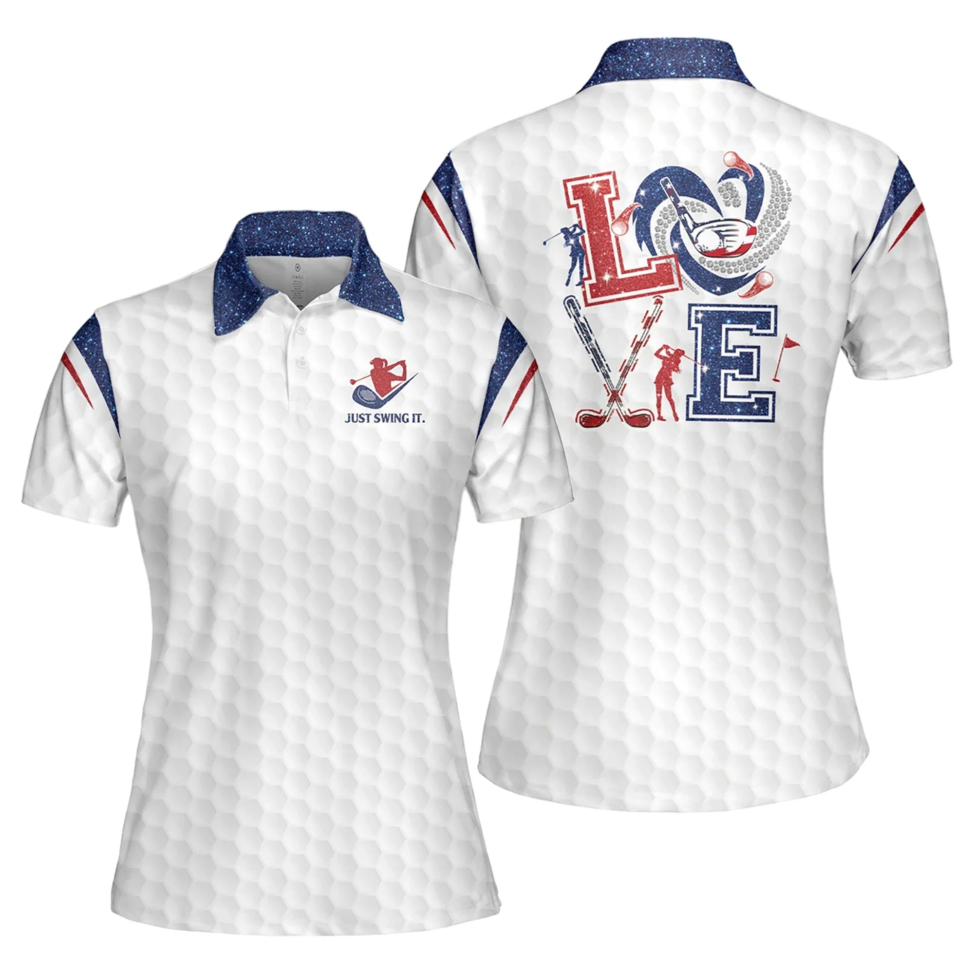 Love Golf Women Short Sleeve Polo Shirt Sleeveless Polo Shirt I/ Polo Shirts for Women Sleeveless Summer Sports