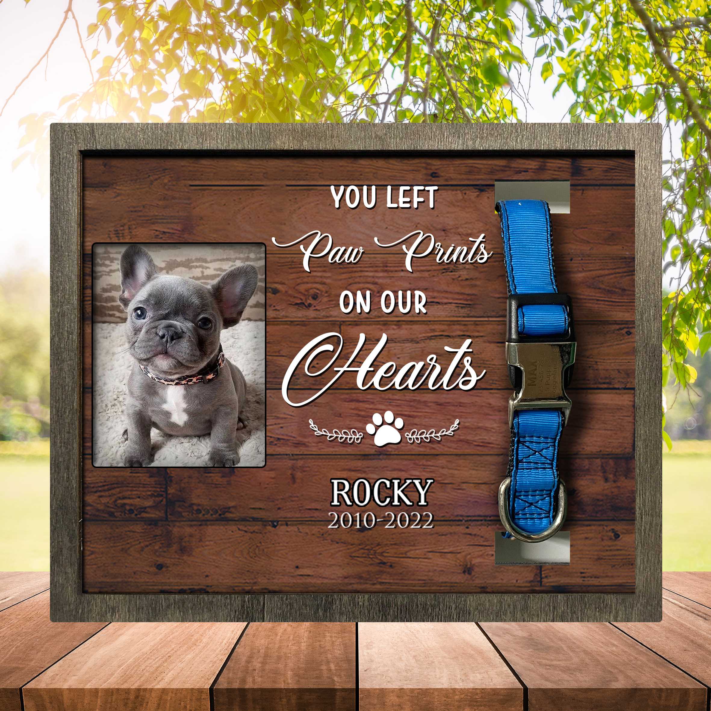 Memorial Gifts For French Bulldog/ Passed Away Dog Gifts/ Remembrance Gift For A Grieving Pet
