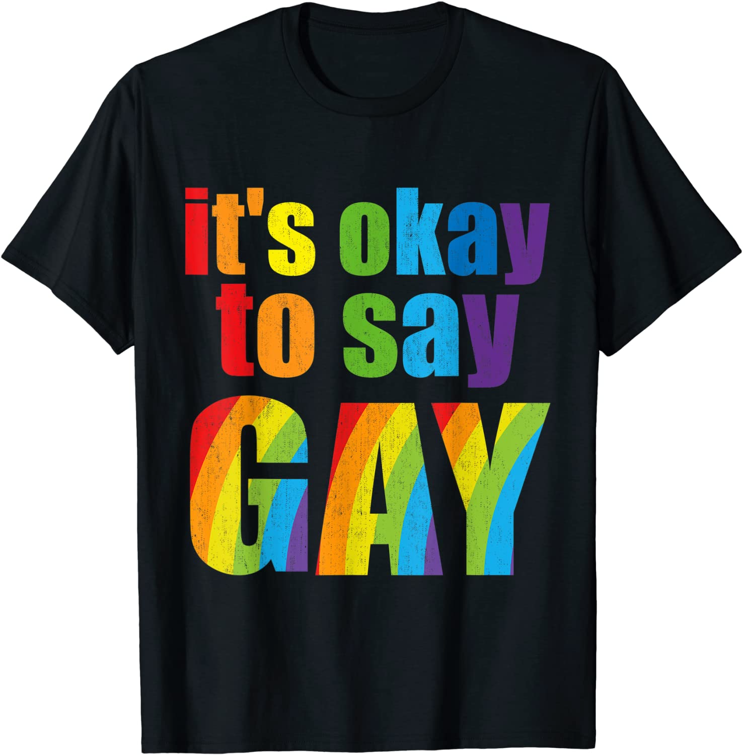 Florida Gay It''s Okay To Say Gay Stay Proud LGBTQ Gay Rights T-Shirt