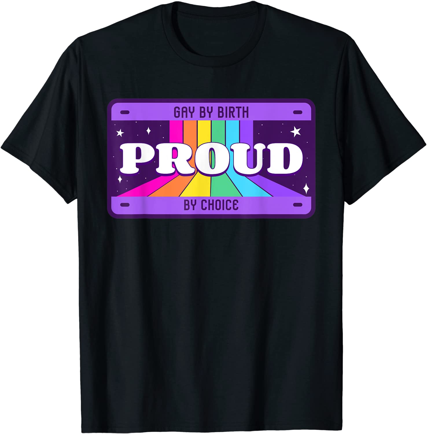 Gay Pride Month Shirt/ Present For Gay/ Gay By Birth/ Proud By Choice T-Shirt