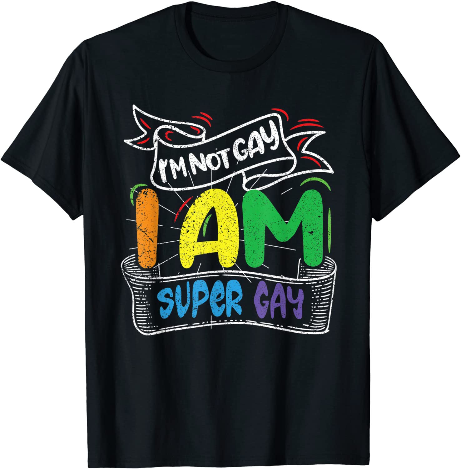 Gay Pride Shirt/ I''m Not Gay I''m Super Gay I Am LGBT Pride Magic LGBTQ T Shirt