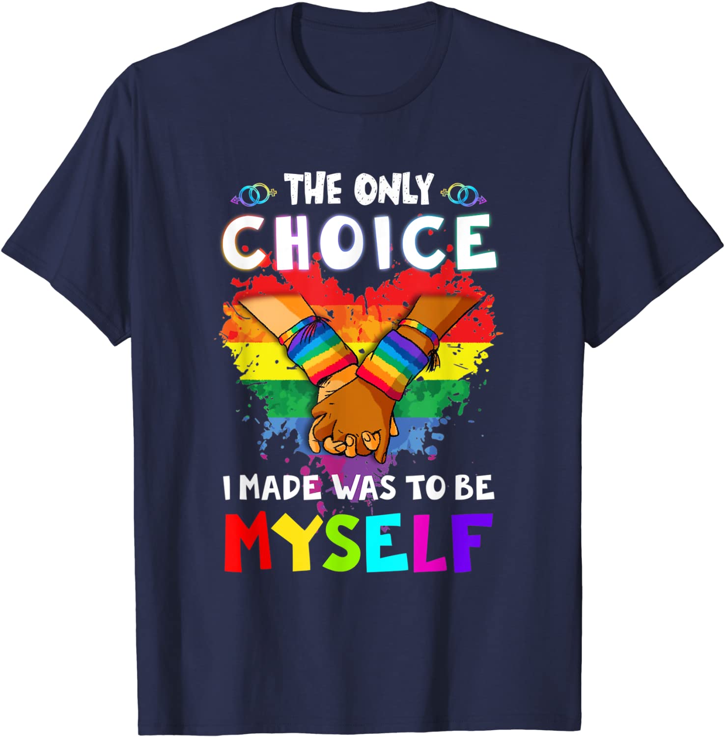 Gay Pride Clothing LGBT Rainbow Flag T Shirt/ Unity T-Shirt