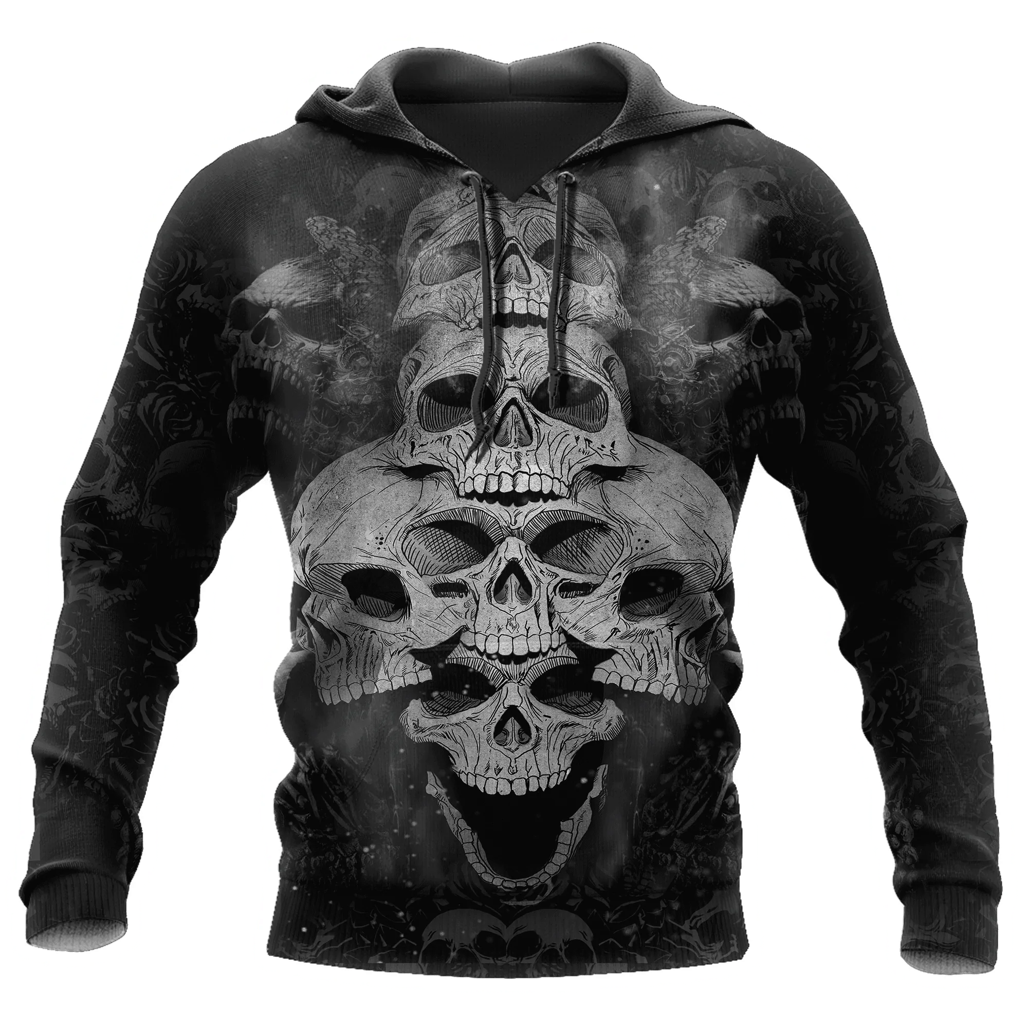 Thrilling Hoodie 3D/ All Over Print Hoodie With Skull/ Men Skull Hoodie/ Women Skull Hoodies