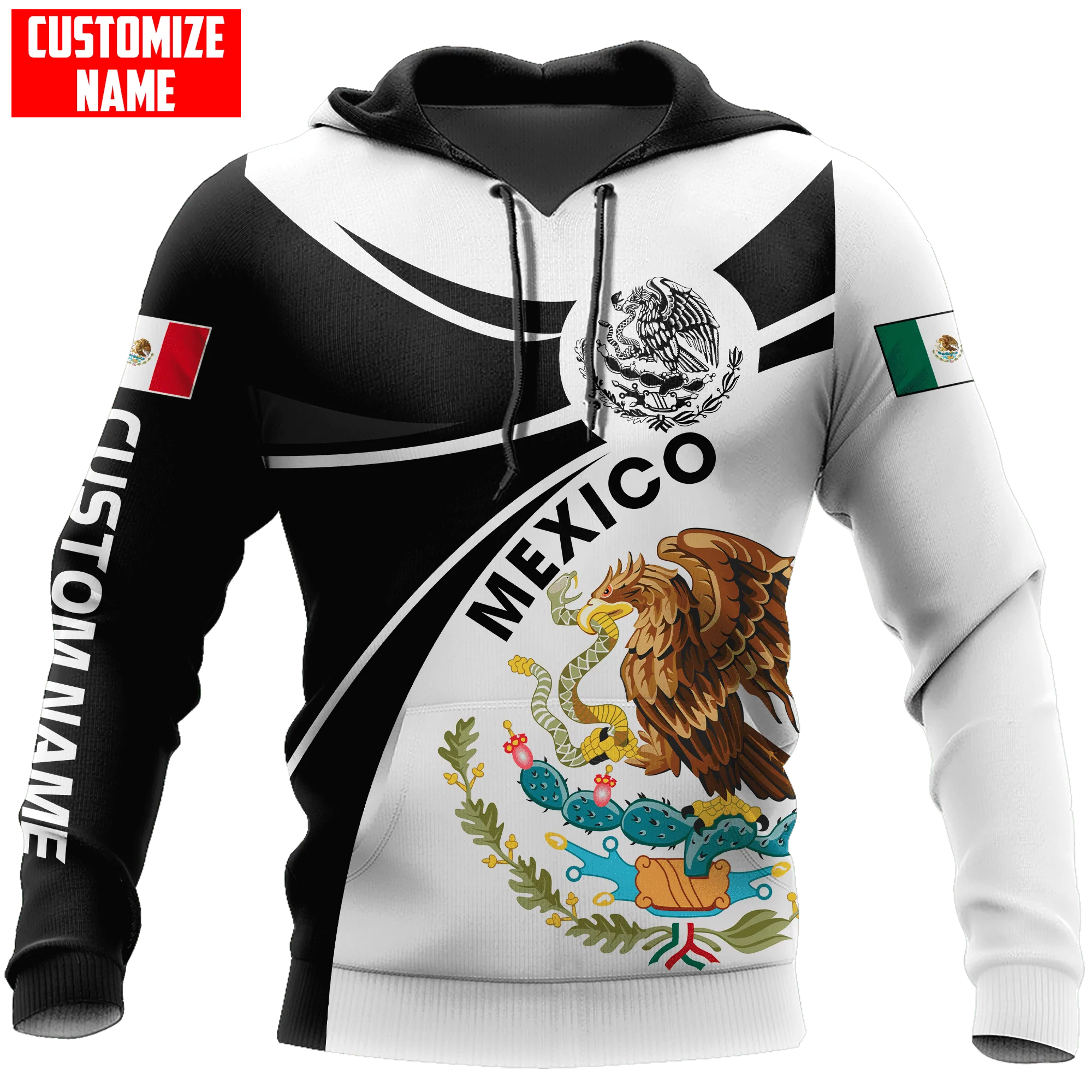 Personalized Mexico Men''s Hoodie/ Mexican Women''s Hoodie/ Eagle Mexico Hoodies