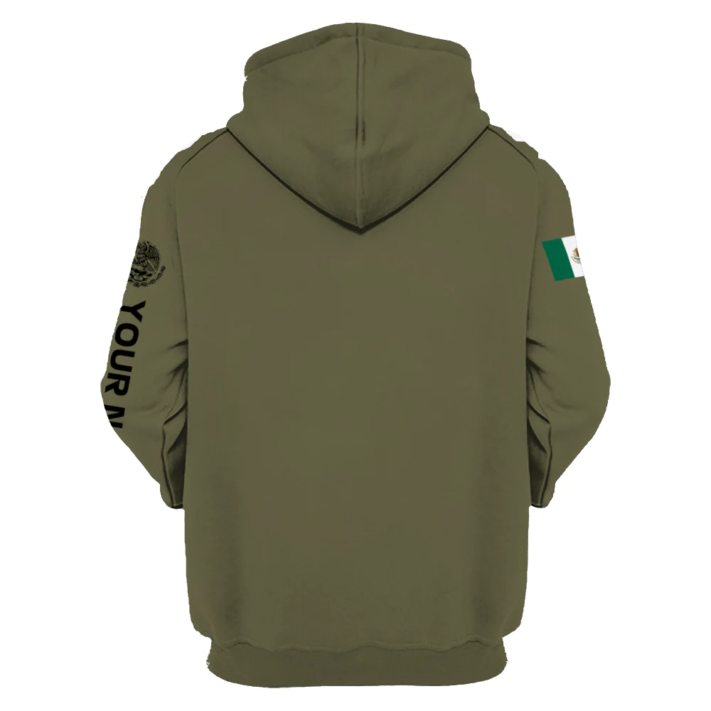 Customized 3D All Over Print Mexico Hoodie