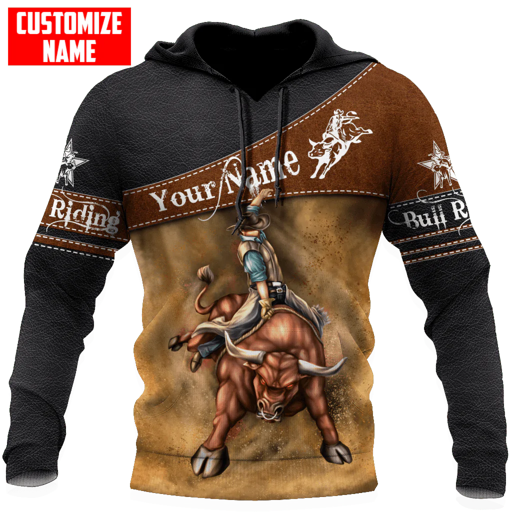 Shop Coolspod 3D Hoodie For Cowboy/ Custom Bull Riding Hoodie For Men And Women/ Rodeo Clothing