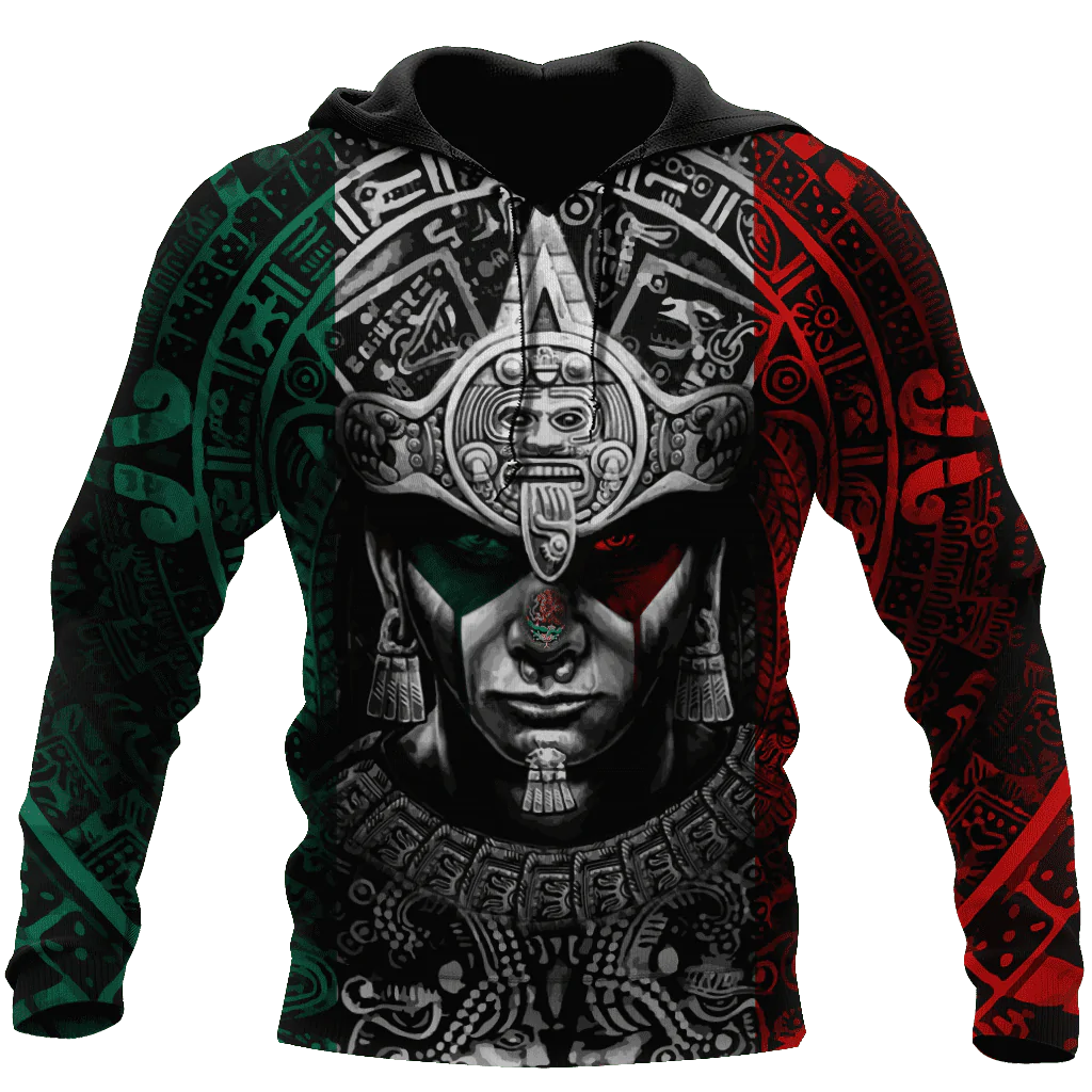 Aztec Hoodies/ 3D All Over Printed Mexican Aztec Hoodies/ Azteca Hoodie