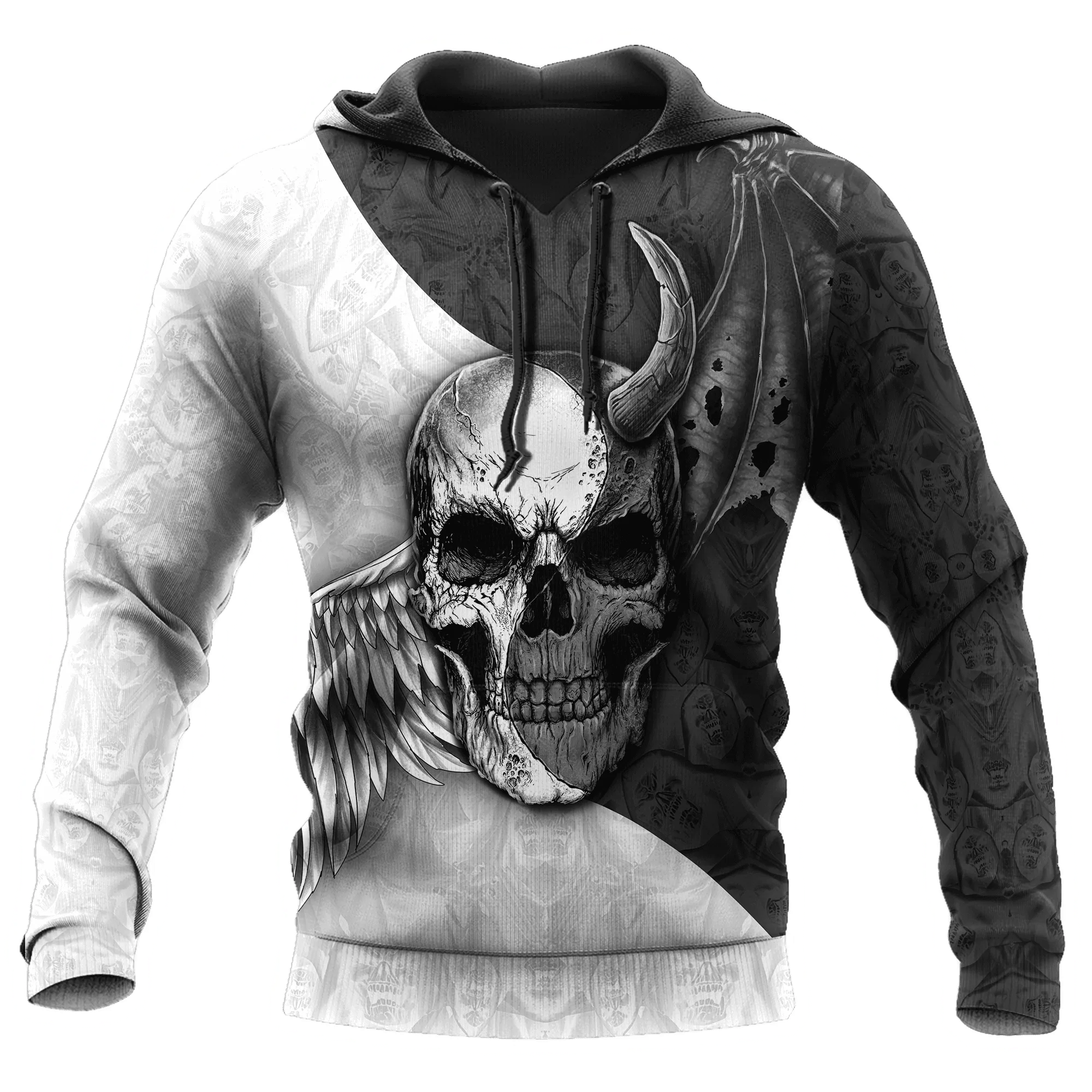 Hell Man Skull Unisex Hoodie/ Skull Hoodies 3D Clothing