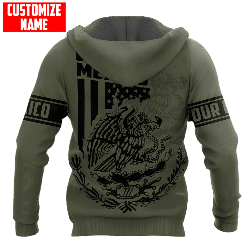 Customized Mexico Smoke New Hoodie/ Winter Mexico Hoodie/ Christmas Hoodie For Mexican