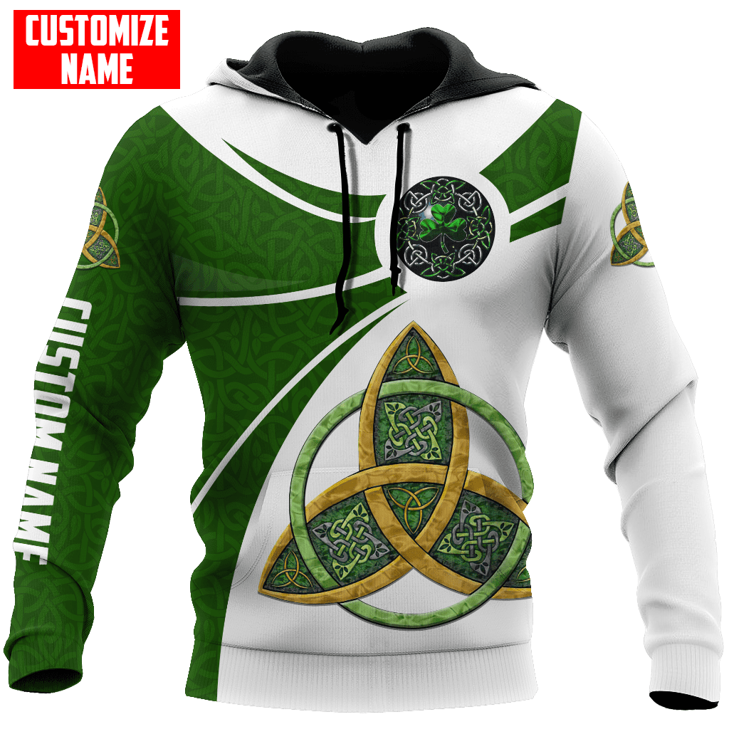Customized Name Irish Celtic Trinity Knot Shirts/ Personalized Shirt For St Patrick''s Day