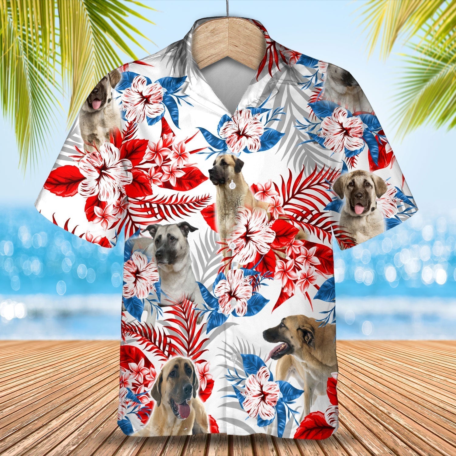 Anatolian Shepherd Hawaiian Shirt -  Gift for Summer/ Summer aloha shirt/ Hawaiian shirt for Men and women