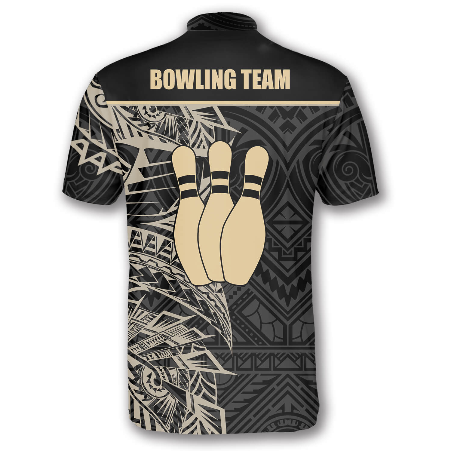 Apricot Bowling Player Custom Bowling Jerseys for Men/ Tribal Bowling Shirt/ Custom Bowling Shirt