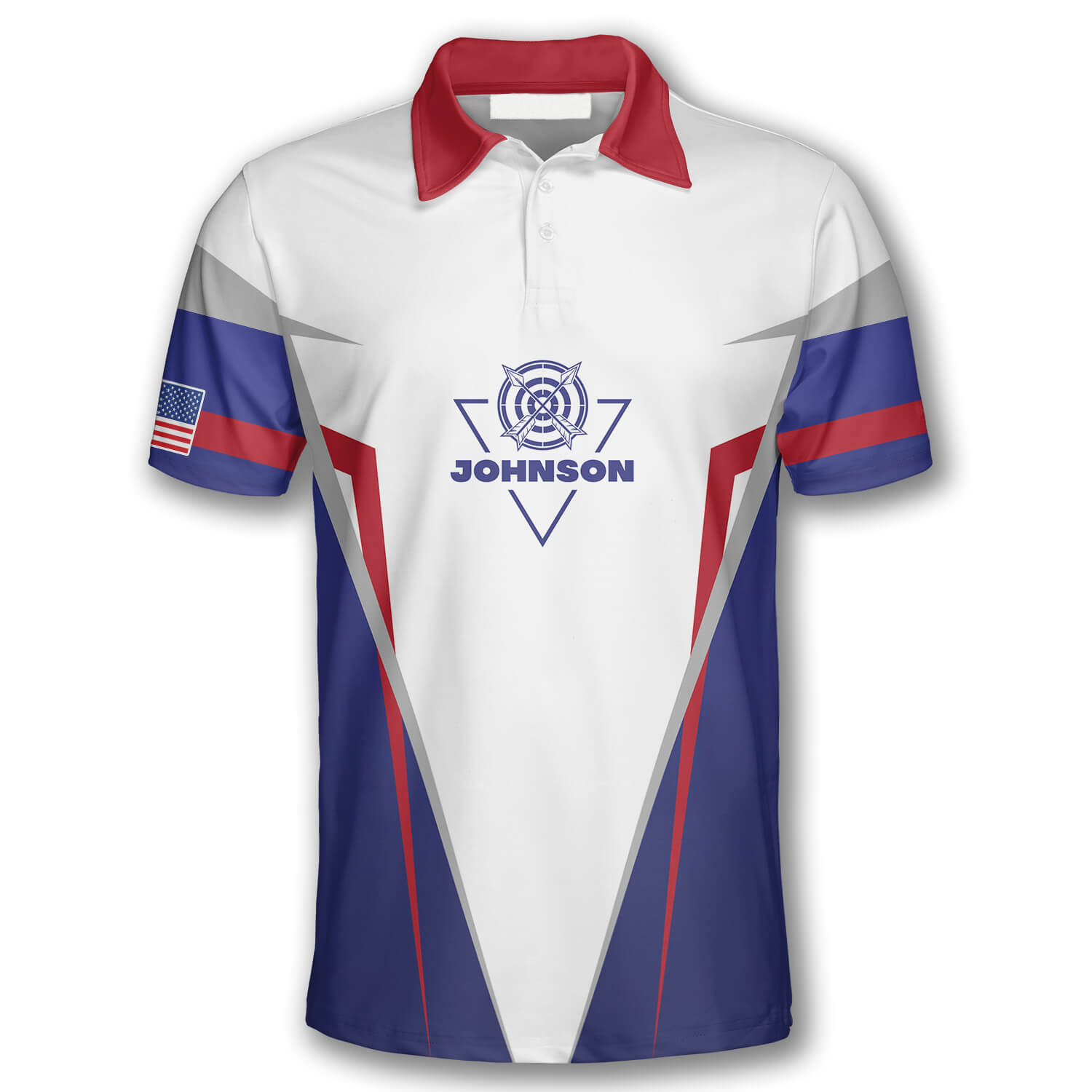 3D All Over Print American Flag Custom Archery Shirts for Men/ Custom 3D Archery Shirts/ Gift For Archery Lover