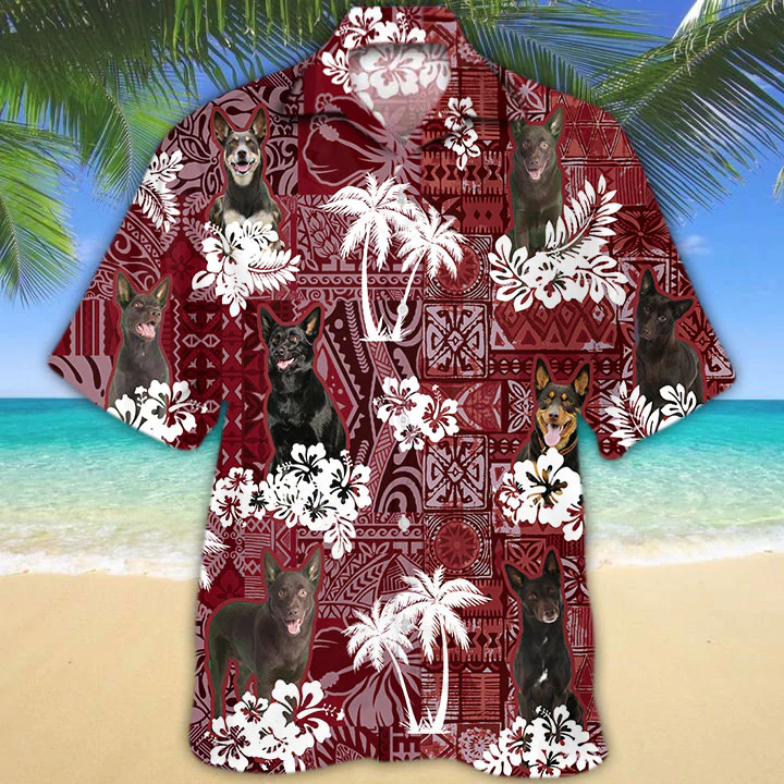 Australian Kelpie Hawaiian Shirt/ Aloha Shirt For Summer