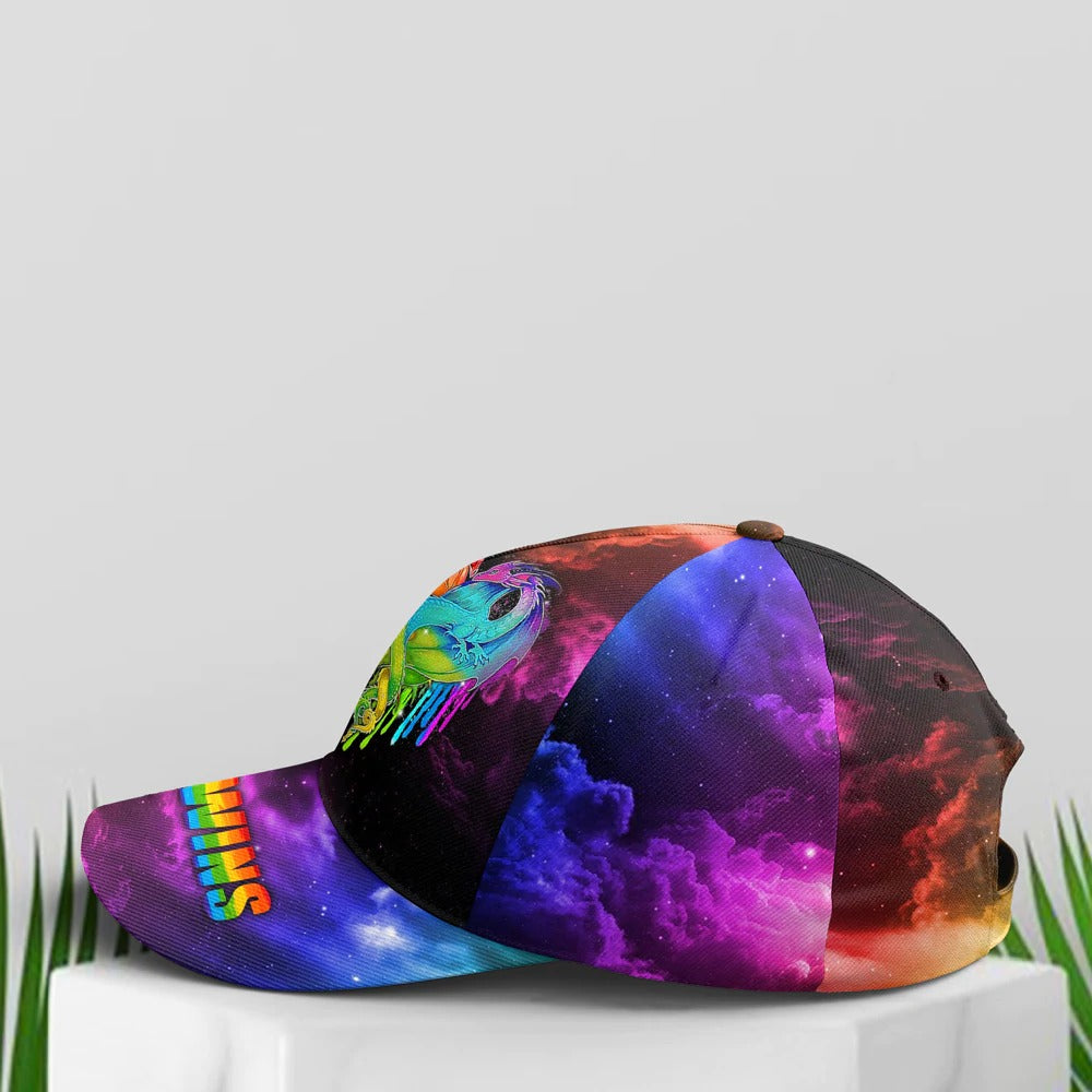LGBT Pride Neon Style Baseball Cap/ Pride Baseball Cap/ Classic Cap For Couple Gay Man/ Lesbian Cap