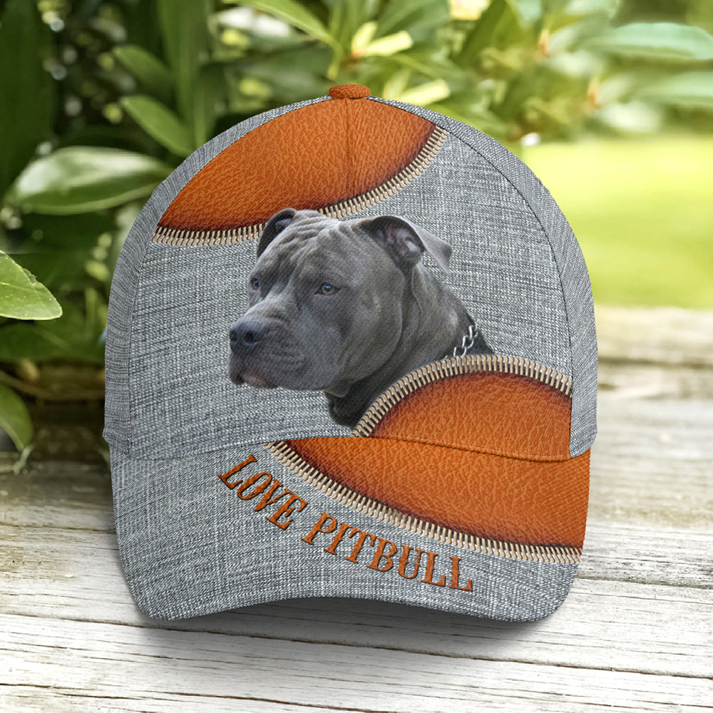 Dog Pitbull Lover Leather Style Coolspod