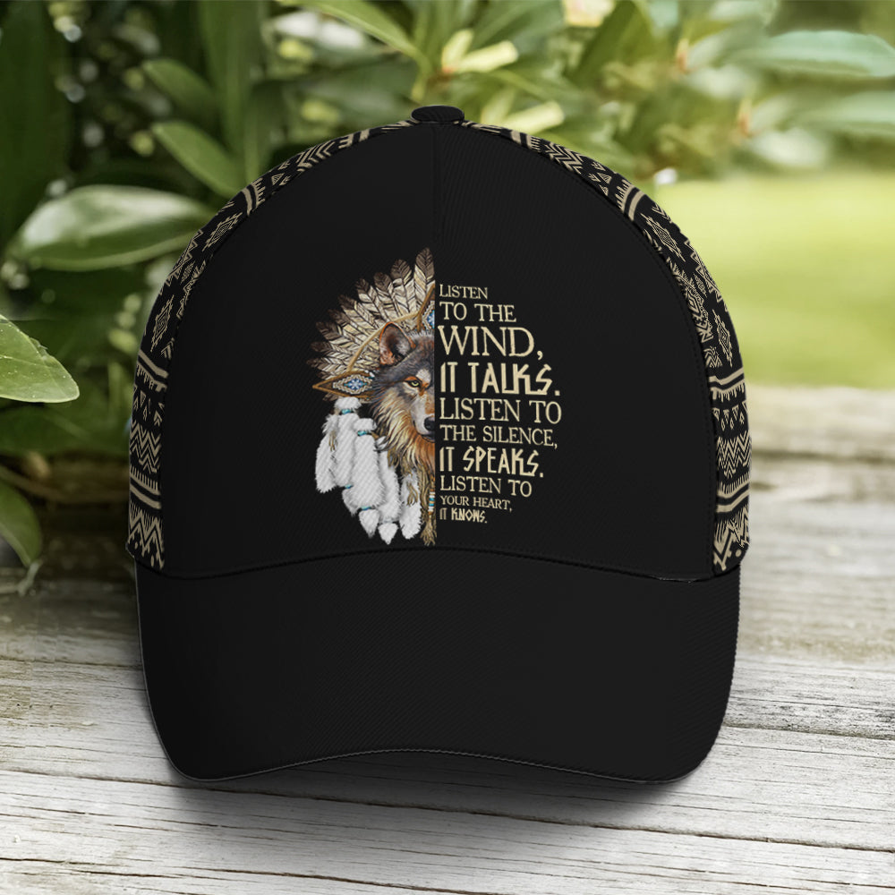 Wolf Native American Baseball Cap Coolspod
